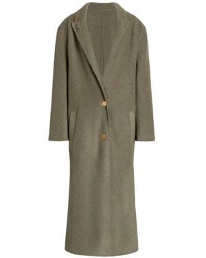 Alberta Ferretti Mantel Mit Reverskragen - Grün