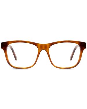 Lacoste Square-Frame Glasses - Brown