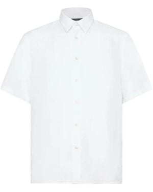 Low Brand Short-Sleeve Shirt - White
