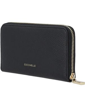 Coccinelle Logo-plaque wallet - Negro