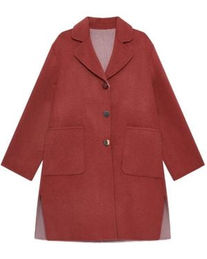 Maliparmi Reversible Double-Face Coat - Red
