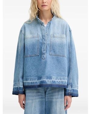 Munthe Luxa Denim Top - Blue