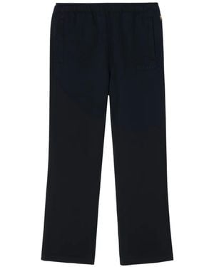 Burberry Pantalon De Jogging En Coton - Black