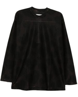 Doublet クルーネック スウェットシャツ - ブラック
