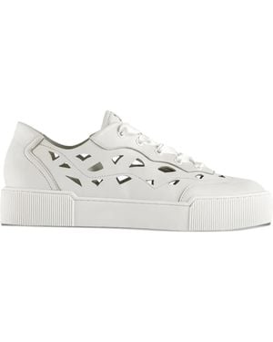 Högl Anouk Cut-Out Lace-Up Trainers - White