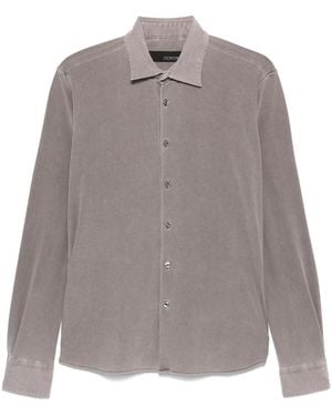 Rrd Piqué-Weave Shirt - Gray