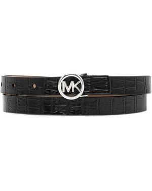 MICHAEL Michael Kors Cinturón Con Logo - Blanco