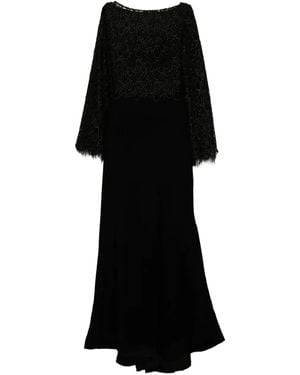 Saiid Kobeisy Guipurre Dress - Black