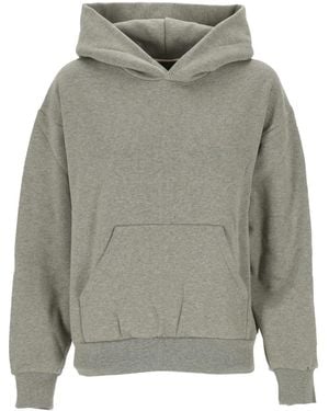 Fear Of God Logo Hoodie - Grey