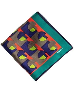 Miu Miu Foulard - Blu
