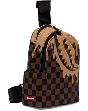 Sprayground Designer Drip Effect Backpack - Black