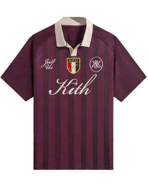 Kith T-Shirt Shadow Stripe Marcel - Purple