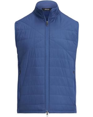 Ralph Lauren Quilted High-Neck Gilet - Blue