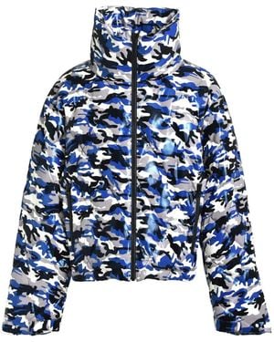 BREATH Camouflage Padded Jacket - Blue