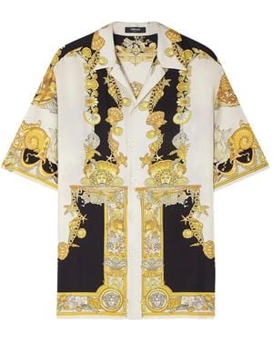 Versace Coral Theater ショートスリーブシャツ - メタリック