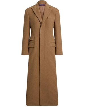 Ralph Lauren ヘリンボーン コート - ナチュラル