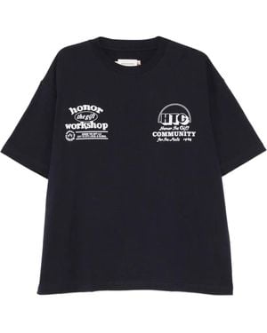 Honor The Gift T-Shirt mit grafischem Print - Blau