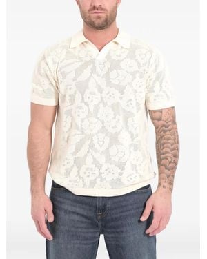 NN07 Ryan Floral Open T-Shirt - White