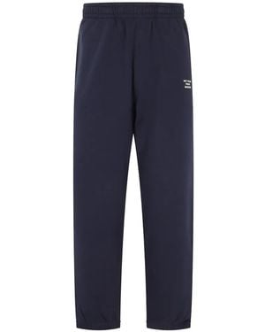 Drole de Monsieur Logo-Print Track Trousers - Blue