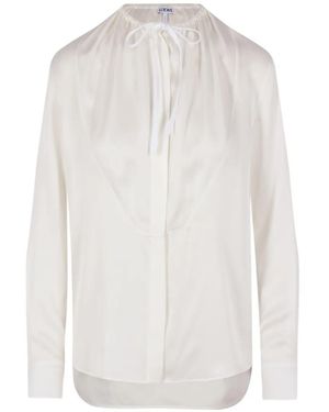 Loewe Tie-Neck Shirt - White