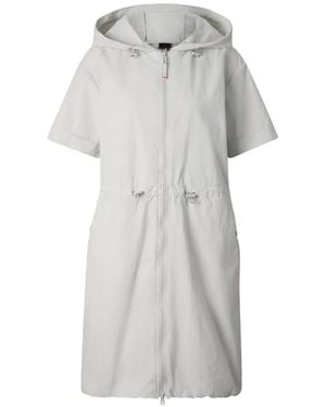 Bogner Fire + Ice Ronny Hooded Mini Dress - Grey
