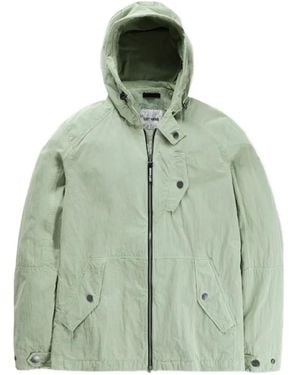 Left Hand Hooded Zip-Front Jacket - Green