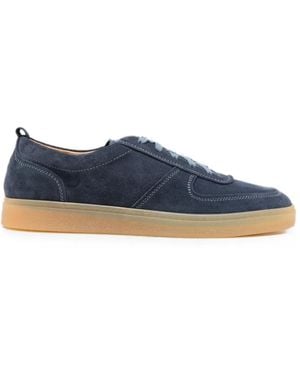 Henderson Lace-Up Sneakers - Blue