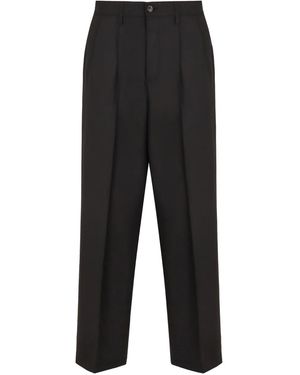 Department 5 Pleated-Front Trousers - Black