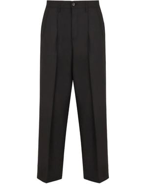 Department 5 Pantaloni Con Pieghe Frontali - Nero