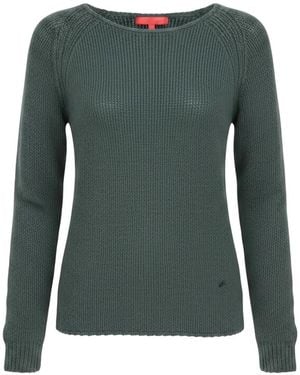 Isaia Ribbed-Knit Jumper - Green