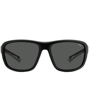 Polaroid Gafas de sol con montura geométrica - Negro