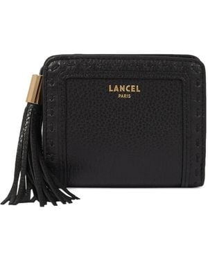 Lancel Medium Zipped Compact Wallet - Black