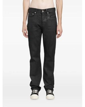 Rick Owens Fog Cut Jeans - Black