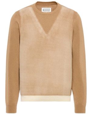 Maison Margiela Trompe L'Oeil Memory Jumper - Natural