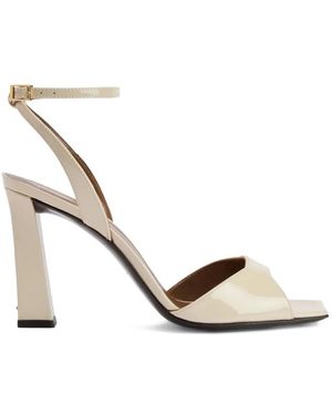 Giuseppe Zanotti Venice Open-Toe Ankle Strap Sandals - Metallic