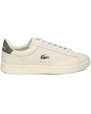 Lacoste Carnaby Leather Sneakers - Natural