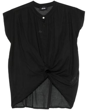 Dixie Blouse À Détail Noué - Black