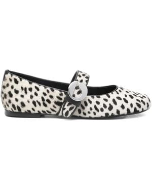 Coperni Leather Ballet Flats - White
