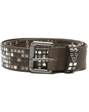 HTC Gürtel Mit Nieten - Grau