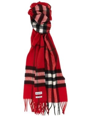 Burberry Pashmina A Cuadros - Rojo