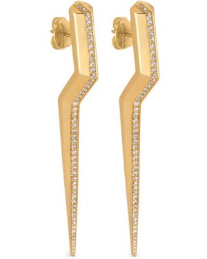 Gaelle Khouri 18K Hiatus Diamond Earrings - Metallic