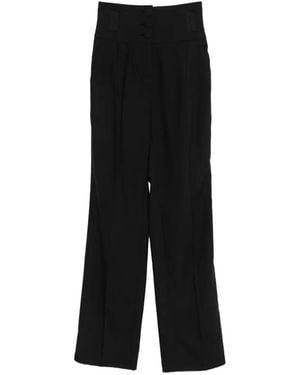 MITILIANE COUTURE High-waisted Trousers - Black