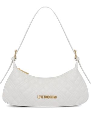 Love Moschino キルティング ショルダーバッグ - ホワイト