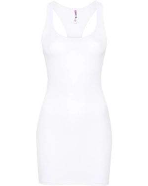 Maison Close La Femme Amazone Ribbed Minidress - White