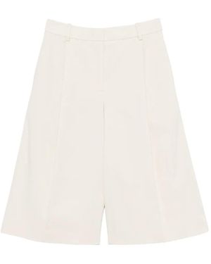 Juun.J Pleated Shorts - White