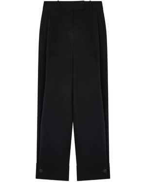 Giorgio Armani Silk Pants - Black