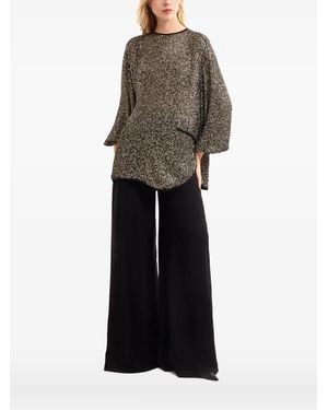 Gemy Maalouf Blouse À Poche Métallisée - Metallic