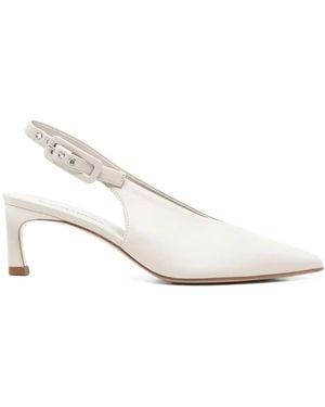 Halmanera 55Mm Vale Court Shoes - White