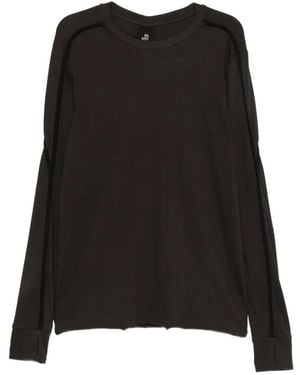 Thom Krom Seam-Detail T-Shirt - Black