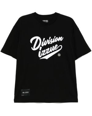 Izzue Logo-Printed T-Shirt - Black
